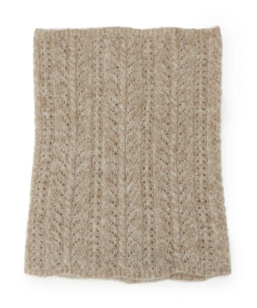 SHOO・LA・RUE / シューラルー ネックウォーマー・イヤーマフ | ベビーアルパカ混ケーブルスヌード | 詳細2