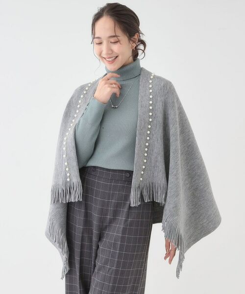 SHOO・LA・RUE / シューラルー その他小物 | パール調ラインケープ | 詳細1