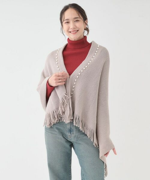 SHOO・LA・RUE / シューラルー その他小物 | パール調ラインケープ | 詳細14