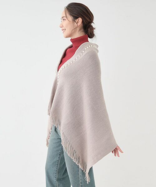 SHOO・LA・RUE / シューラルー その他小物 | パール調ラインケープ | 詳細15