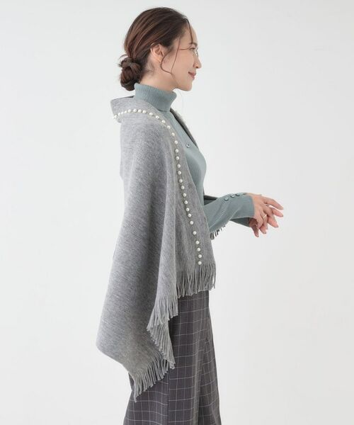 SHOO・LA・RUE / シューラルー その他小物 | パール調ラインケープ | 詳細3