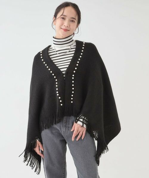 SHOO・LA・RUE / シューラルー その他小物 | パール調ラインケープ | 詳細7