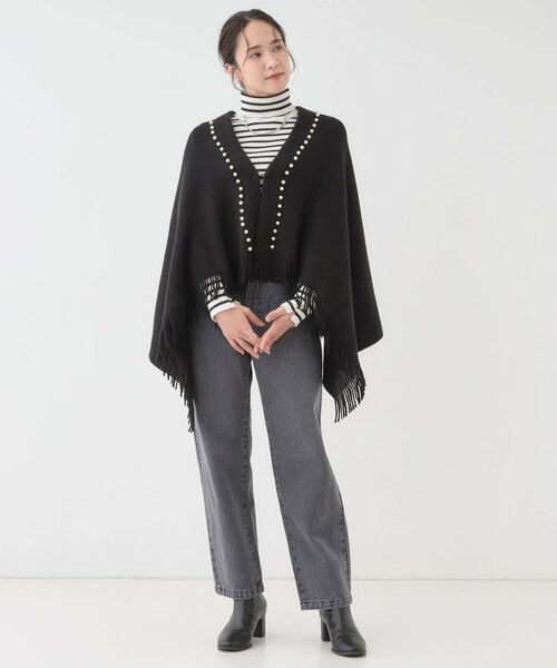 SHOO・LA・RUE / シューラルー その他小物 | パール調ラインケープ | 詳細9