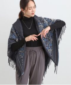 erme ウールポンチョコート　ブラック　musashi erme ウールポンチョコート ブラック musashi