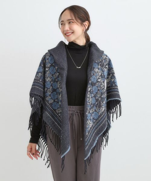 SHOO・LA・RUE / シューラルー ポンチョ | 【リバーシブル】心もほっこり アニマル柄ポンチョ | 詳細1