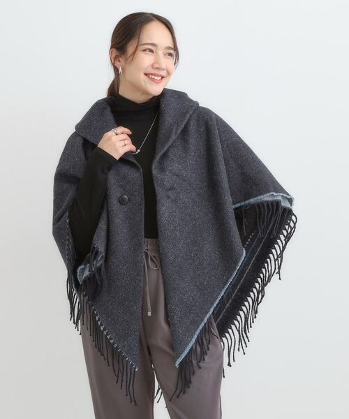 SHOO・LA・RUE / シューラルー ポンチョ | 【リバーシブル】心もほっこり アニマル柄ポンチョ | 詳細3