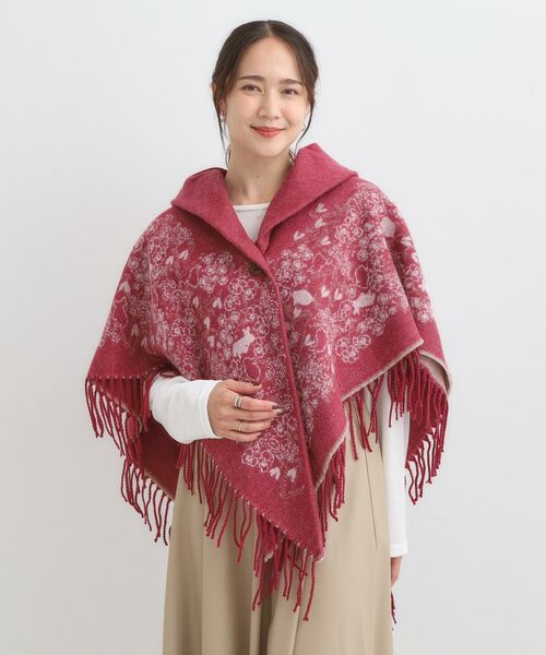 SHOO・LA・RUE / シューラルー ポンチョ | 【リバーシブル】心もほっこり アニマル柄ポンチョ | 詳細8