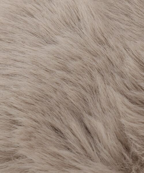 SHOO・LA・RUE / シューラルー マフラー・ショール・スヌード・ストール | ファー×パール風付きニットティペット | 詳細5