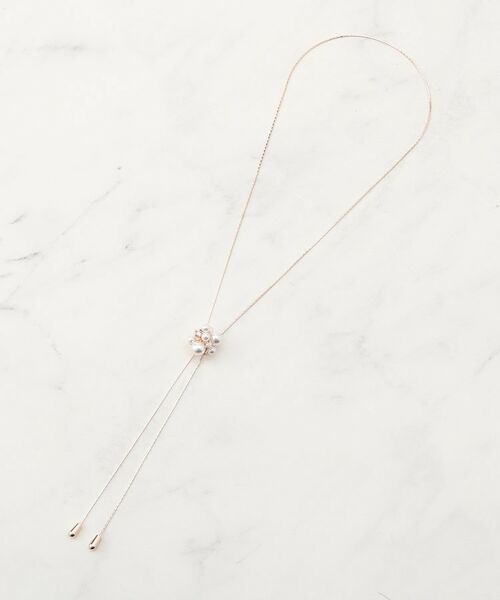 SHOO・LA・RUE / シューラルー ネックレス・ペンダント・チョーカー | パール調ループタイネックレス | 詳細2