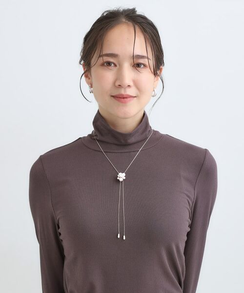 SHOO・LA・RUE / シューラルー ネックレス・ペンダント・チョーカー | パール調ループタイネックレス | 詳細5