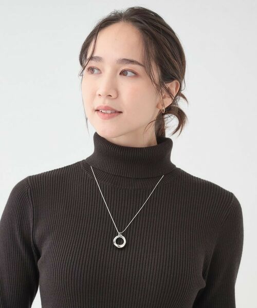 SHOO・LA・RUE / シューラルー ネックレス・ペンダント・チョーカー | ミニダブルリングネックレス | 詳細6