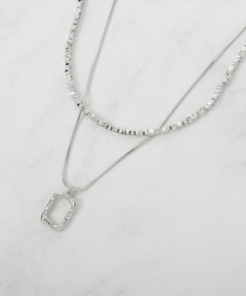 SHOO・LA・RUE / シューラルー ネックレス・ペンダント・チョーカー | かさねチェーン2連ネックレス | 詳細1