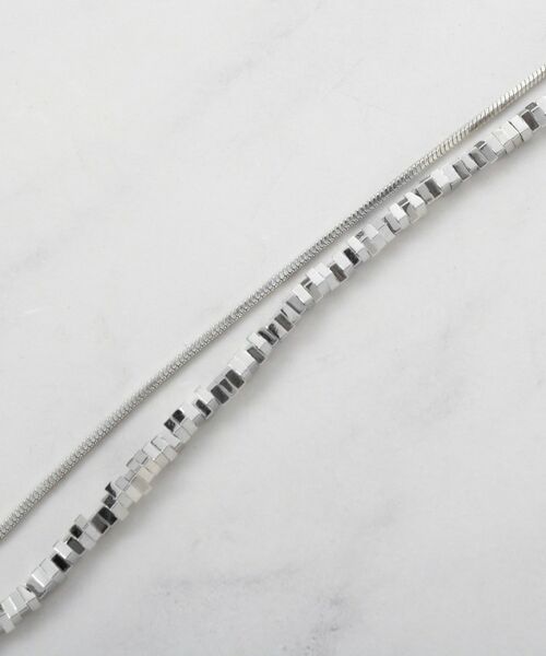 SHOO・LA・RUE / シューラルー ネックレス・ペンダント・チョーカー | かさねチェーン2連ネックレス | 詳細3