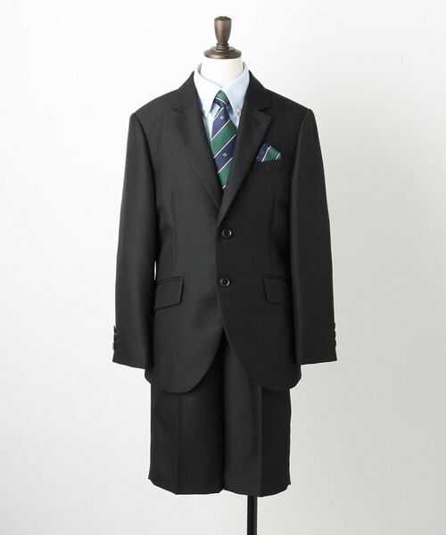 SHOO・LA・RUE/シューラルー 【セレモニー】ハーフパンツスーツセット ブラック(019) 11(110cm) SHOO・LA・RUE/シューラルー 【セレモニー】ハーフパンツスーツセット ブラック(019) 11(110cm)