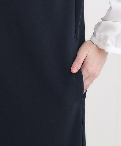 SHOO・LA・RUE / シューラルー ベスト | 【洗濯機可/イージーケア/ストレッチ】きちんと楽に。カットジョーゼットロングジレ | 詳細18