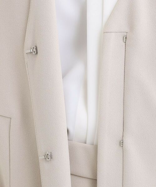 SHOO・LA・RUE / シューラルー ベスト | 【洗濯機可/イージーケア/ストレッチ】きちんと楽に。カットジョーゼットペプラムジレ | 詳細18