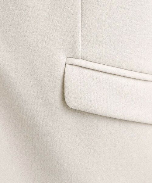 SHOO・LA・RUE / シューラルー ノーカラージャケット | 【洗濯機可/イージーケア/ストレッチ】きちんと楽に。カットジョーゼットジャケット | 詳細8