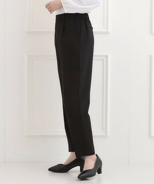 SHOO・LA・RUE / シューラルー パンツ | 【洗濯機/イージーケア/ストレッチ】きちんと楽に。カットジョーゼットテーパードパンツ | 詳細1