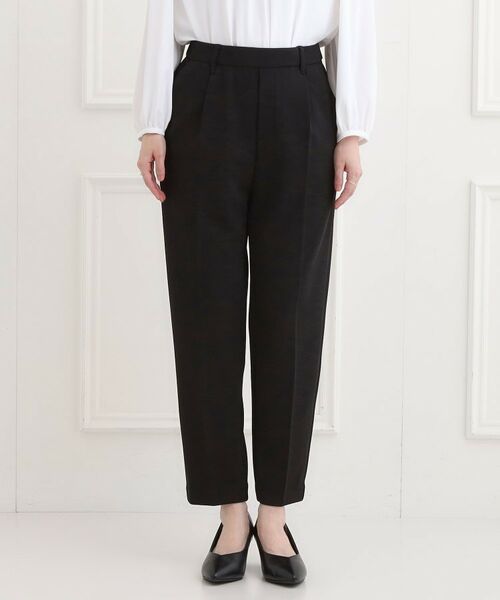 SHOO・LA・RUE / シューラルー パンツ | 【洗濯機/イージーケア/ストレッチ】きちんと楽に。カットジョーゼットテーパードパンツ | 詳細13