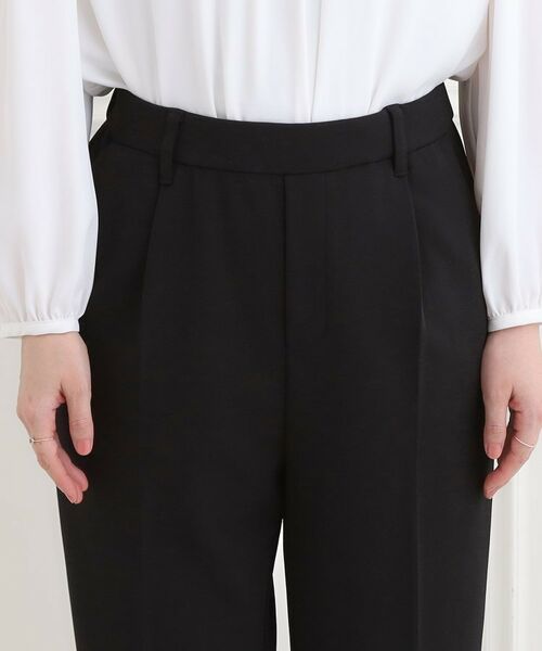 SHOO・LA・RUE / シューラルー パンツ | 【洗濯機/イージーケア/ストレッチ】きちんと楽に。カットジョーゼットテーパードパンツ | 詳細16