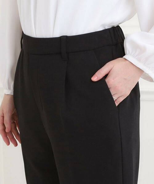 SHOO・LA・RUE / シューラルー パンツ | 【洗濯機/イージーケア/ストレッチ】きちんと楽に。カットジョーゼットテーパードパンツ | 詳細18