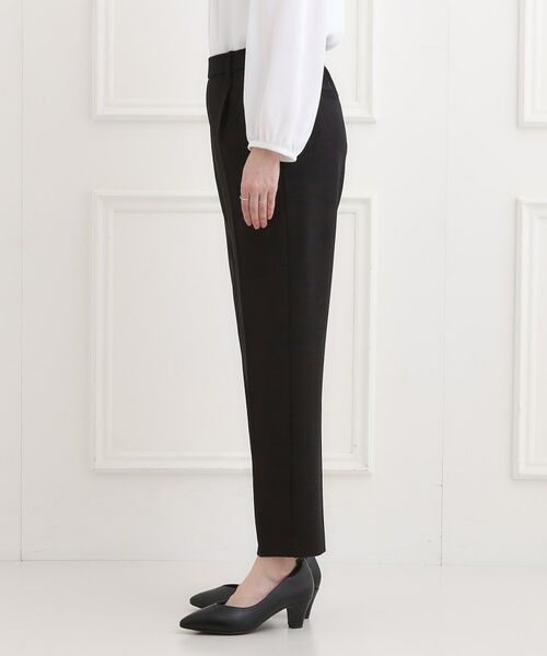 SHOO・LA・RUE / シューラルー パンツ | 【洗濯機可/S-3L/イージーケア】きちんと楽に。カットジョーゼットテーパードパンツ | 詳細21