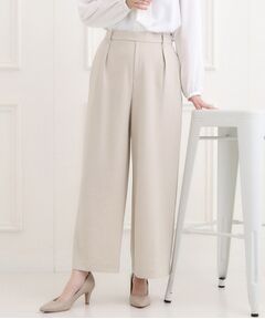 SHOO・LA・RUE / シューラルー パンツ | 【洗濯機可/イージーケア/ストレッチ】きちんと楽に。カットジョーゼットワイドパンツ