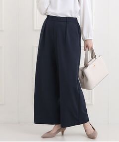 SHOO・LA・RUE / シューラルー パンツ | 【洗濯機可/イージーケア/ストレッチ】きちんと楽に。カットジョーゼットワイドパンツ