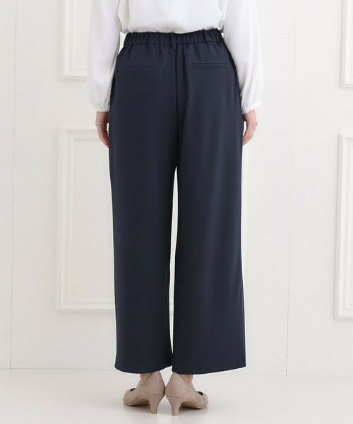 SHOO・LA・RUE / シューラルー パンツ | 【洗濯機可/イージーケア/ストレッチ】きちんと楽に。カットジョーゼットワイドパンツ | 詳細16