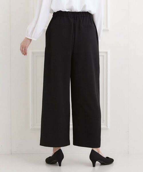 SHOO・LA・RUE / シューラルー パンツ | 【洗濯機可/イージーケア/ストレッチ】きちんと楽に。カットジョーゼットワイドパンツ | 詳細2