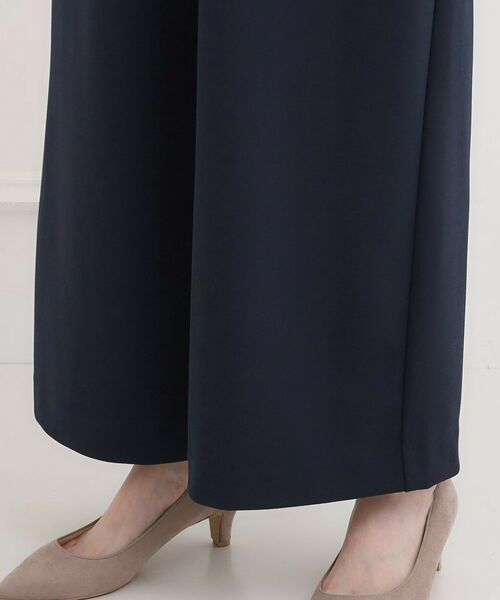 SHOO・LA・RUE / シューラルー パンツ | 【洗濯機可/イージーケア/ストレッチ】きちんと楽に。カットジョーゼットワイドパンツ | 詳細20