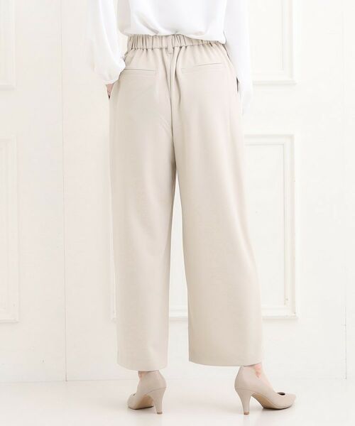 SHOO・LA・RUE / シューラルー パンツ | 【洗濯機可/イージーケア/ストレッチ】きちんと楽に。カットジョーゼットワイドパンツ | 詳細5