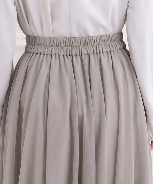 SHOO・LA・RUE / シューラルー ロング・マキシ丈スカート | 【洗濯機可】滑らか軽やか シーン問わず着れるチュールギャザースカート | 詳細17