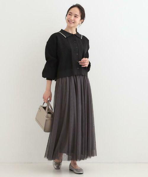 SHOO・LA・RUE / シューラルー ロング・マキシ丈スカート | 【洗濯機可】セレモニーからデイリーまで ふんわり軽やか チュールギャザースカート | 詳細21