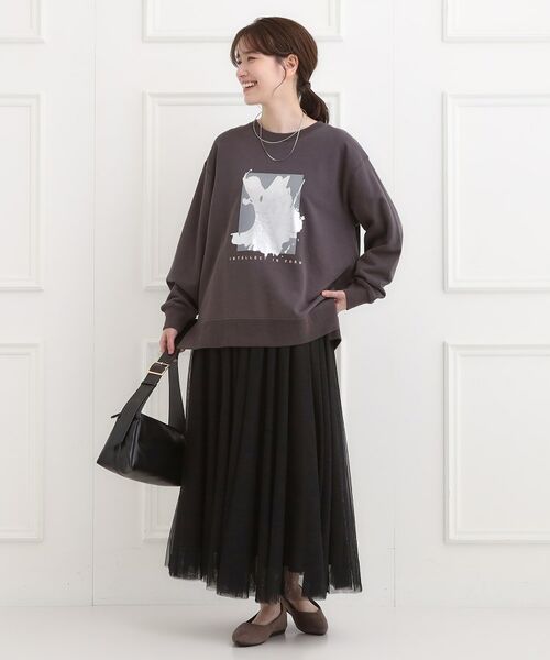 SHOO・LA・RUE / シューラルー ロング・マキシ丈スカート | 【洗濯機可】滑らか軽やか シーン問わず着れるチュールギャザースカート | 詳細7