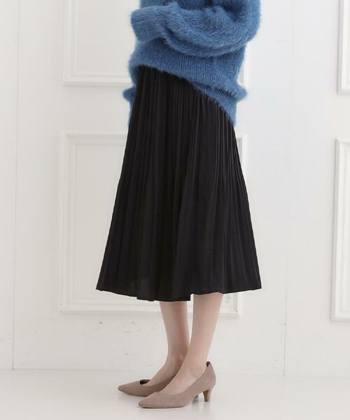 SHOO・LA・RUE / シューラルー ロング・マキシ丈スカート | 【洗濯機可/着丈選べる】軽やかプリーツスカート | 詳細12