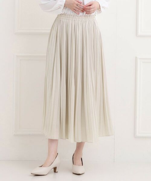 SHOO・LA・RUE / シューラルー ロング・マキシ丈スカート | 【洗濯機可/着丈選べる】軽やかプリーツスカート | 詳細15