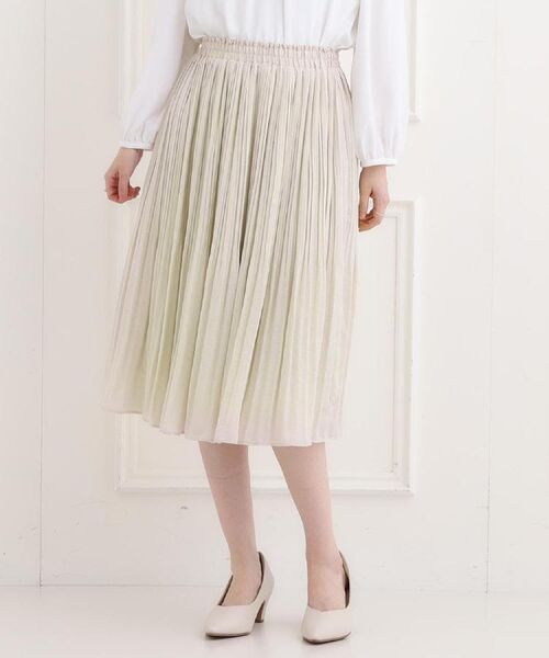 SHOO・LA・RUE / シューラルー ロング・マキシ丈スカート | 【洗濯機可/着丈選べる】軽やかプリーツスカート | 詳細18