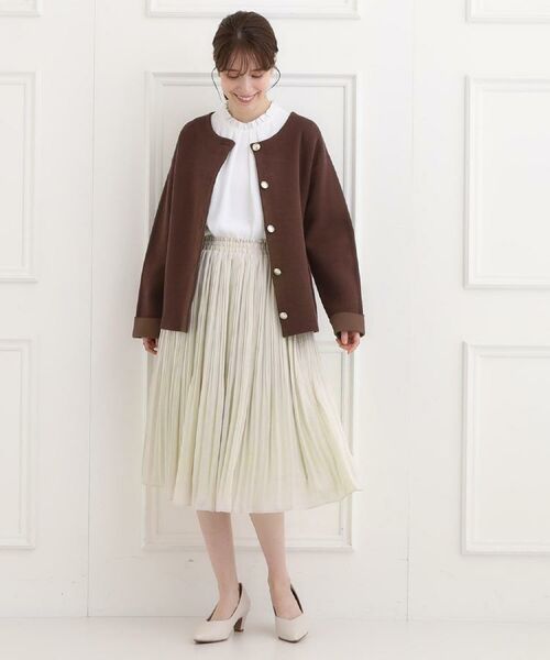 SHOO・LA・RUE / シューラルー ロング・マキシ丈スカート | 【洗濯機可/着丈選べる】軽やかプリーツスカート | 詳細20