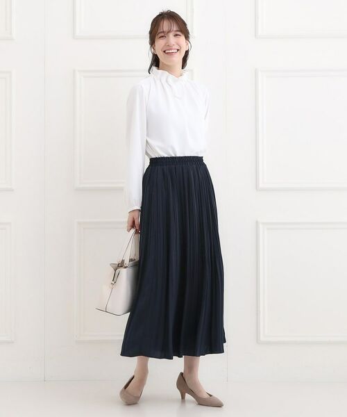 SHOO・LA・RUE / シューラルー ロング・マキシ丈スカート | 【洗濯機可/着丈選べる】軽やかプリーツスカート | 詳細25
