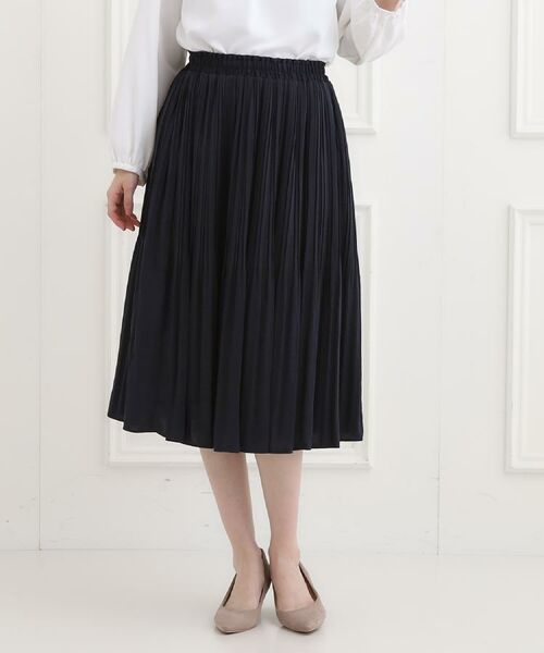 SHOO・LA・RUE / シューラルー ロング・マキシ丈スカート | 【洗濯機可/着丈選べる】軽やかプリーツスカート | 詳細26