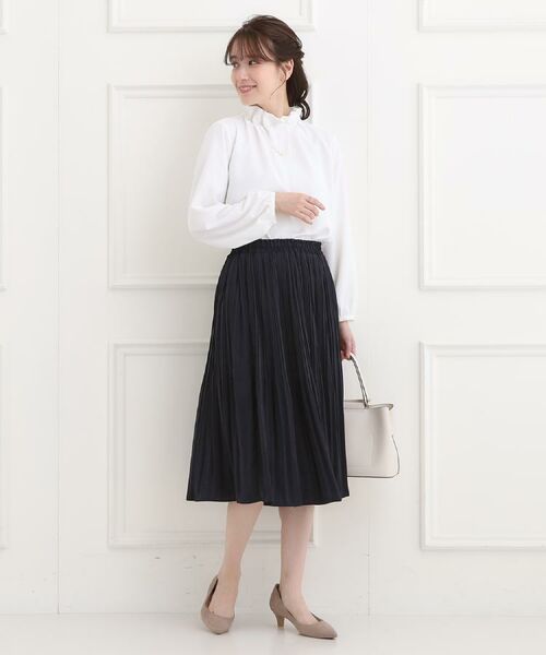 SHOO・LA・RUE / シューラルー ロング・マキシ丈スカート | 【洗濯機可/着丈選べる】軽やかプリーツスカート | 詳細28