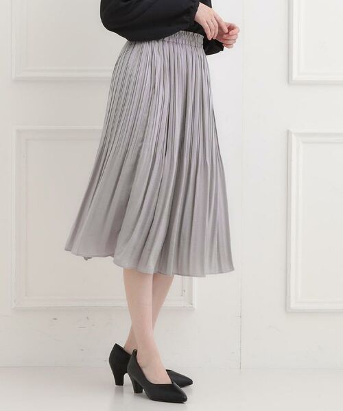 SHOO・LA・RUE / シューラルー ロング・マキシ丈スカート | 【洗濯機可/着丈選べる】軽やかプリーツスカート | 詳細5