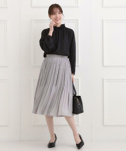 SHOO・LA・RUE / シューラルー ロング・マキシ丈スカート | 【洗濯機可/着丈選べる】軽やかプリーツスカート | 詳細6