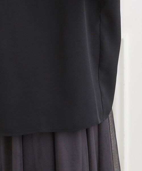 SHOO・LA・RUE / シューラルー シャツ・ブラウス | 【洗濯機可/裏地つき】ミニフリル クルーネックブラウス | 詳細19