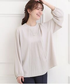 SHOO・LA・RUE / シューラルー シャツ・ブラウス | 【洗濯機可】上品映えする フロントプリーツブラウス