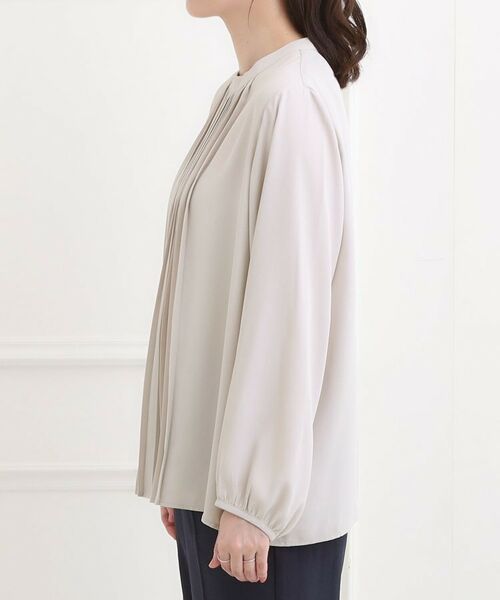 SHOO・LA・RUE / シューラルー シャツ・ブラウス | 【洗濯機可】上品映えする フロントプリーツブラウス | 詳細10