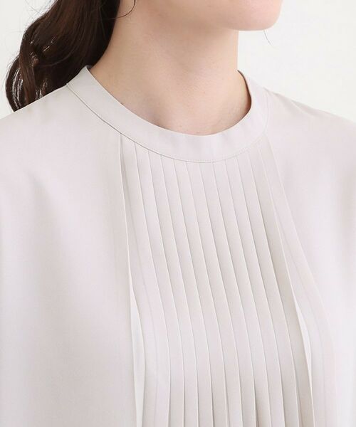 SHOO・LA・RUE / シューラルー シャツ・ブラウス | 【洗濯機可】上品映えする フロントプリーツブラウス | 詳細12