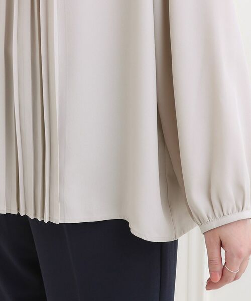 SHOO・LA・RUE / シューラルー シャツ・ブラウス | 【洗濯機可】上品映えする フロントプリーツブラウス | 詳細15