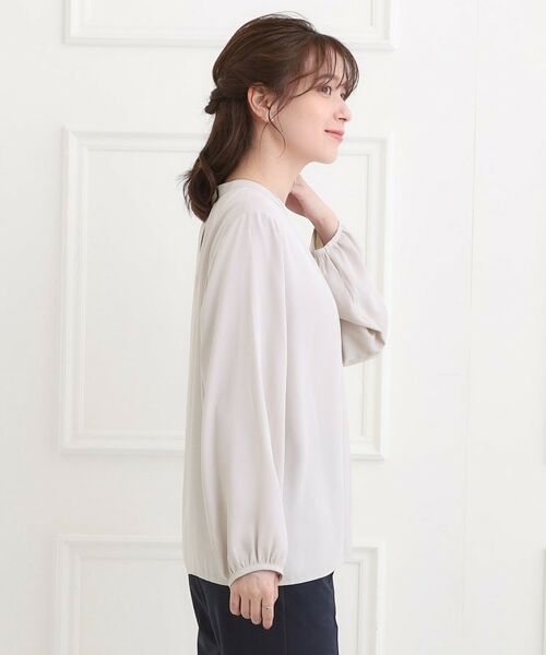 SHOO・LA・RUE / シューラルー シャツ・ブラウス | 【洗濯機可】上品映えする フロントプリーツブラウス | 詳細6